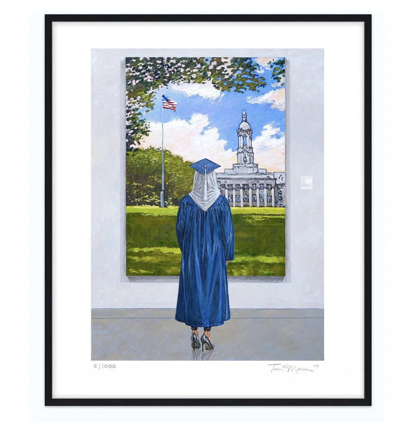 The Penn State Gradiuate at the Museum:  Variant 3