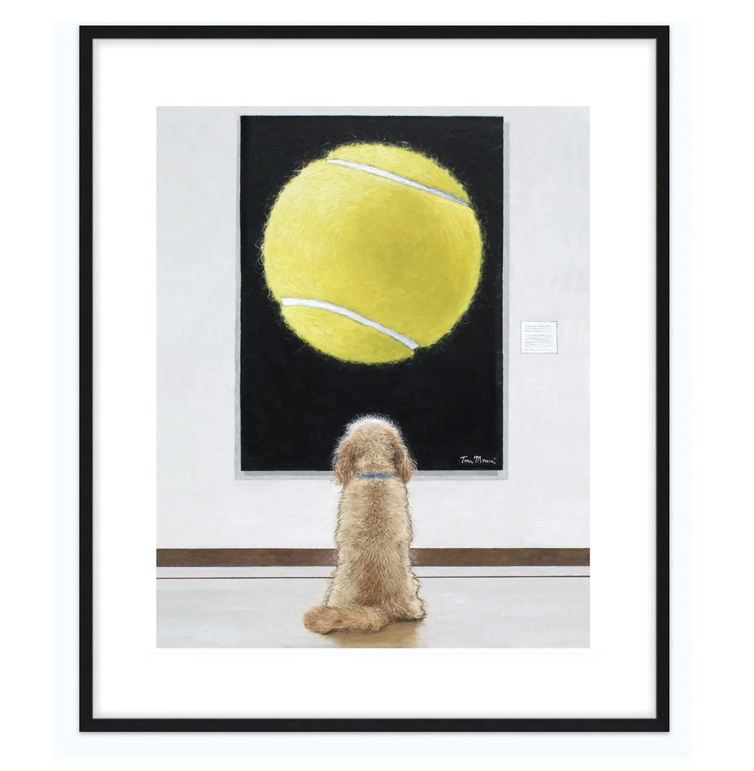 "A Golden Doodle at the Museum"