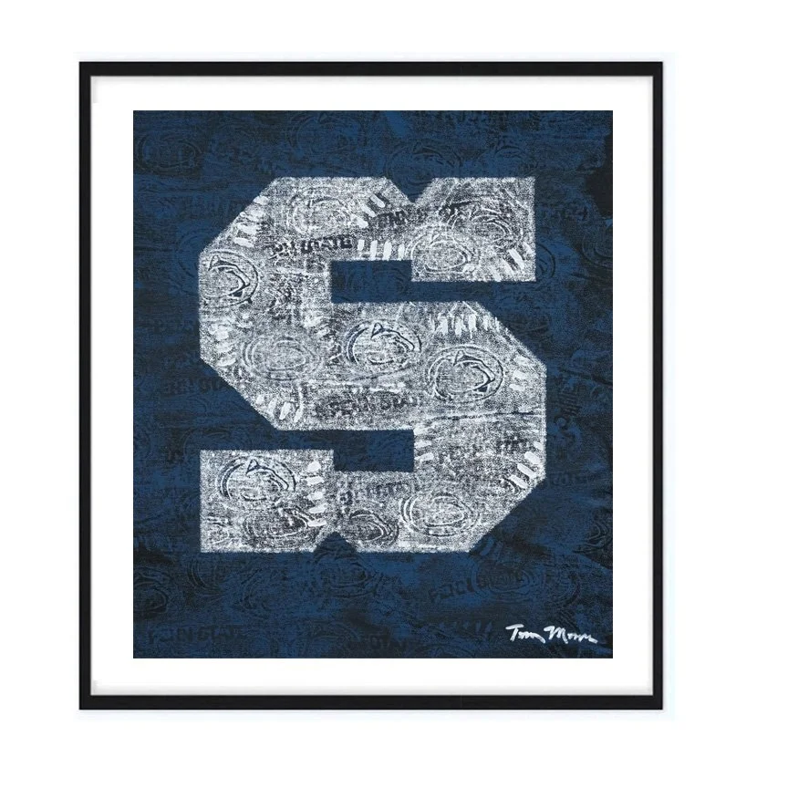 Penn State Varsity “S” Wall Art — Penn State Football art