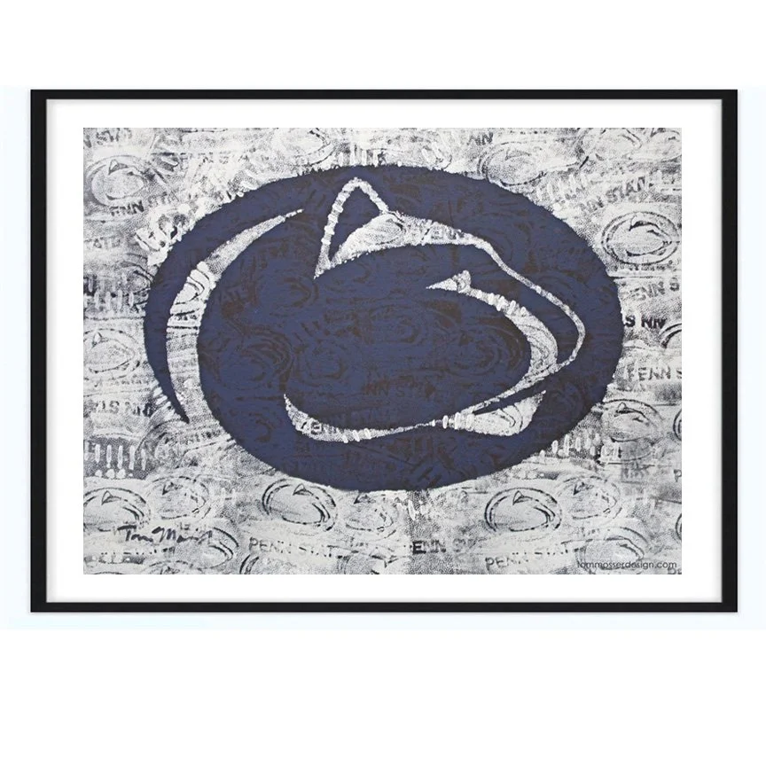 Penn State Logo Art — Penn State football art