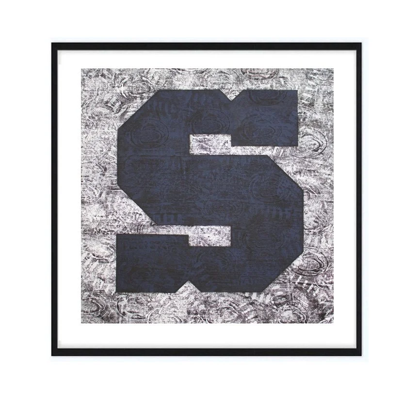 Penn State Varsity “S” Wall Art — Penn State Football art