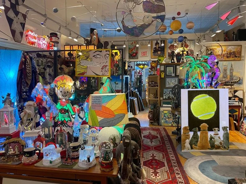 Dogs at the Museum — Original Painting -  Now on display at the Douglas Albert Gallery in State College Pa.