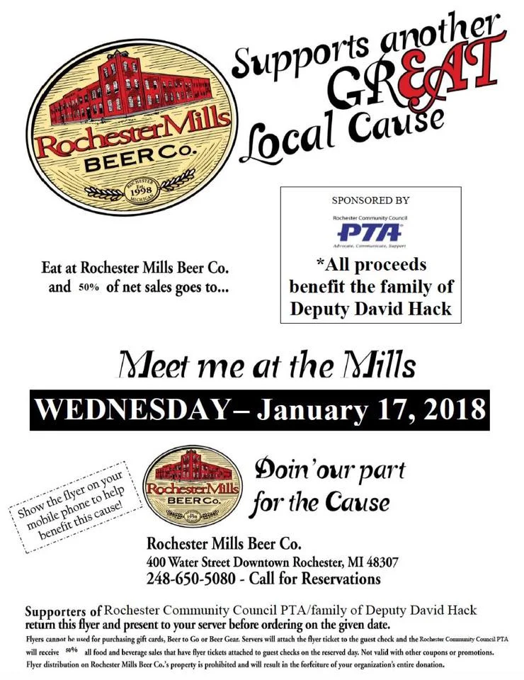 FUNDRAISER FOR DEPUTY HACK