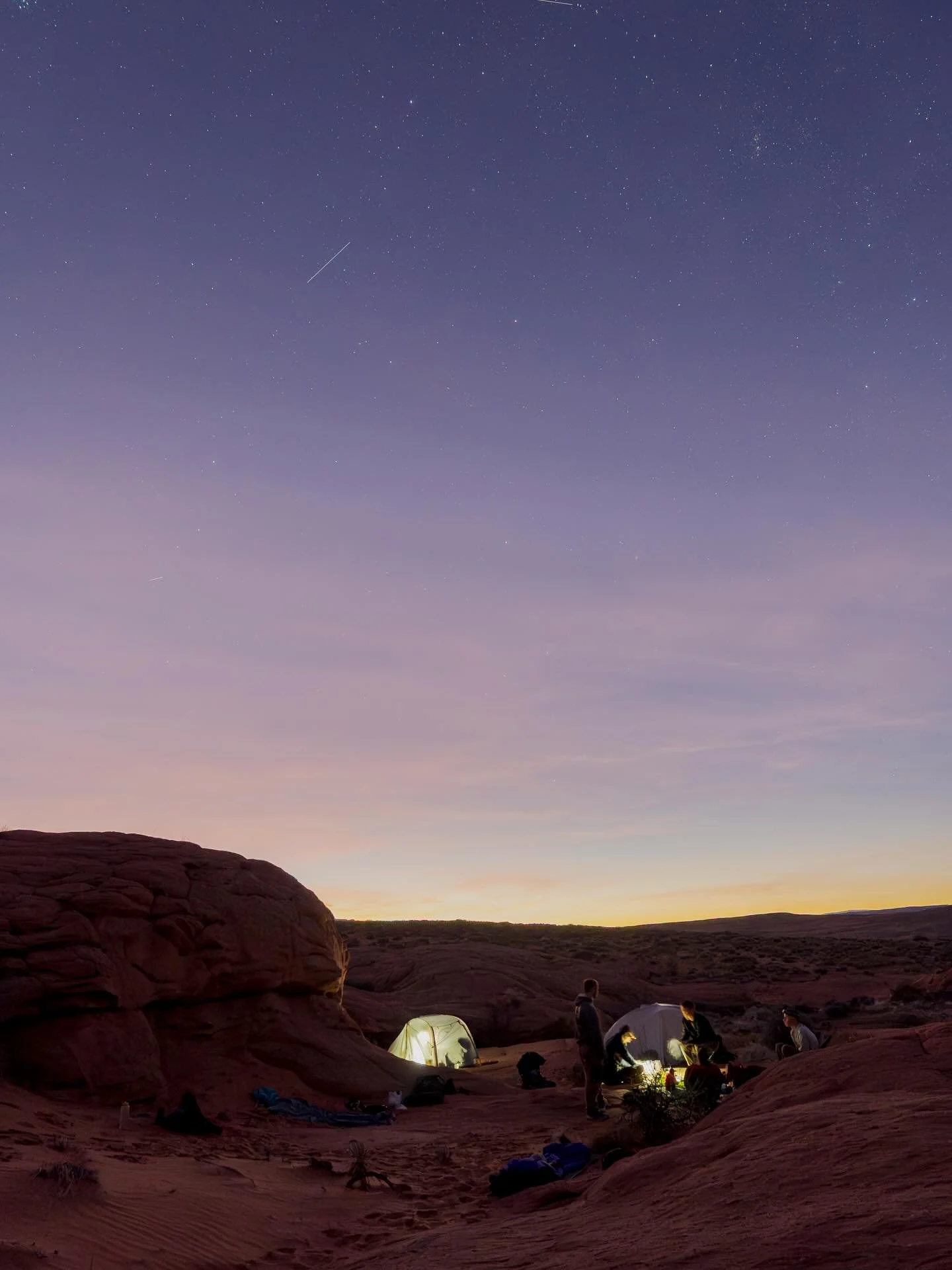 Walked in a big ol crack in the ground