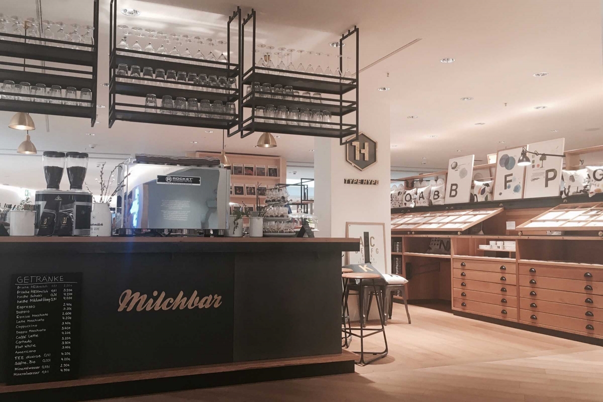 SHOP_ EAT & DRINK_ TYPEHYPE. #ConceptStore #Letters #Design #Coffee #Barista https://www.typehype.com/de