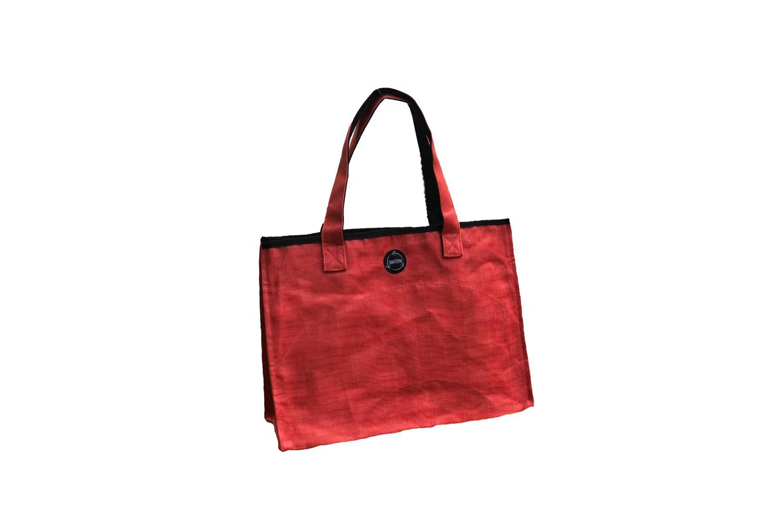 Red Shopper Bag made from Recycled Fishing Nets - Medium