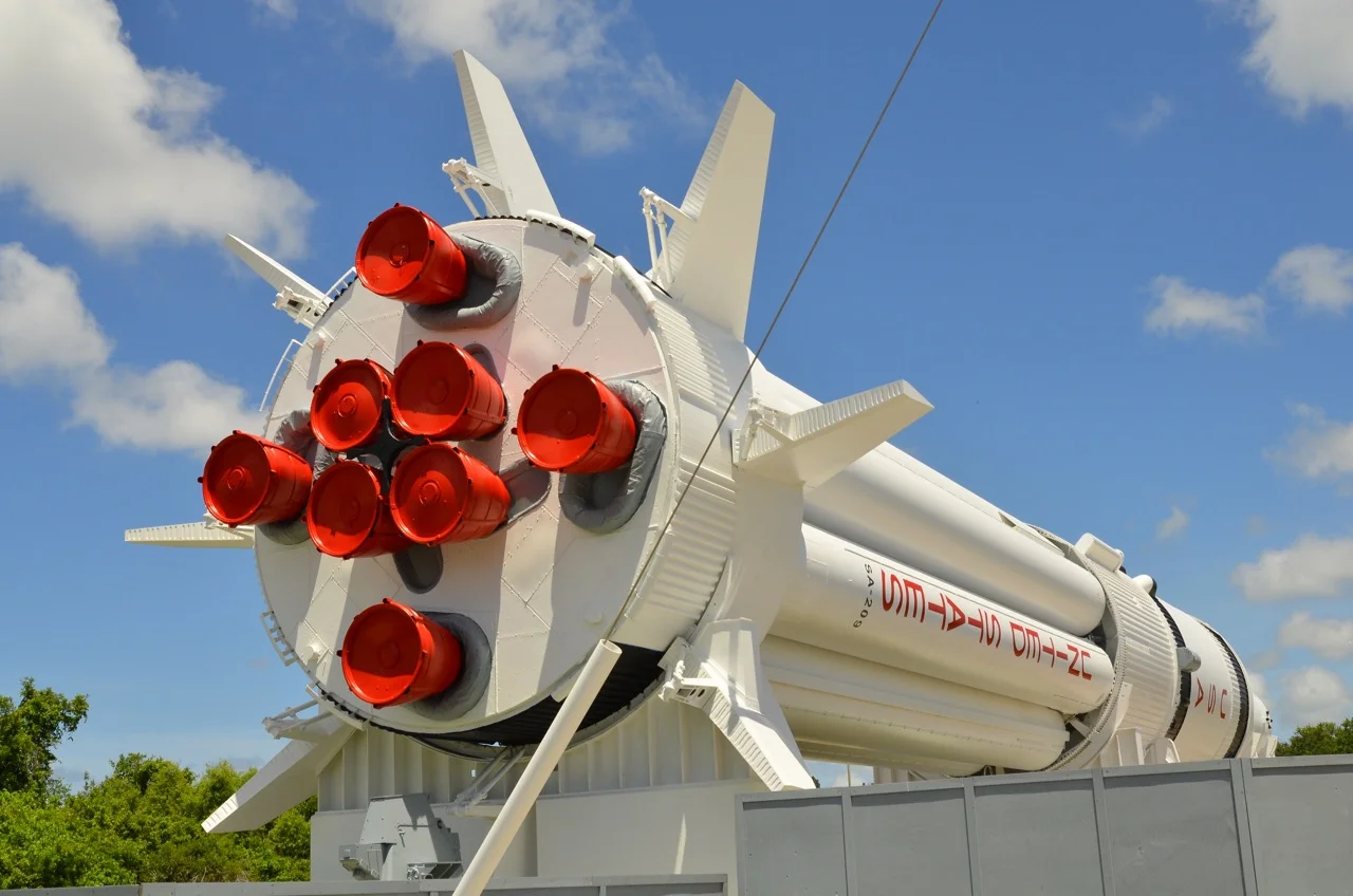 The business end of the Atlas V rocket.