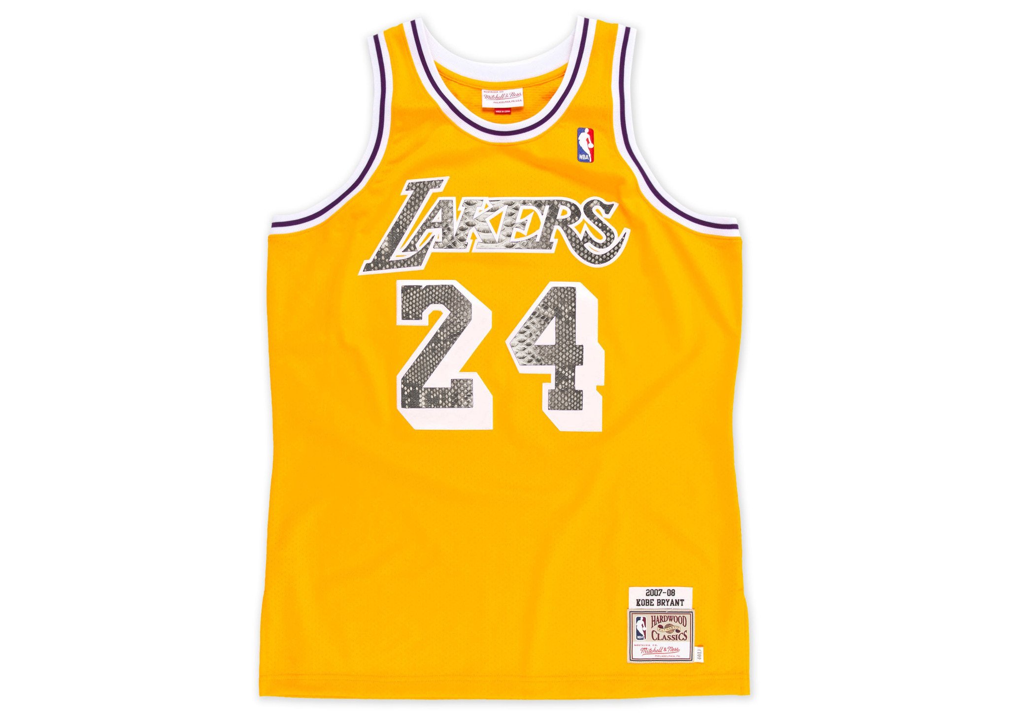 kobe bryant 2007 authentic jersey los angeles lakers