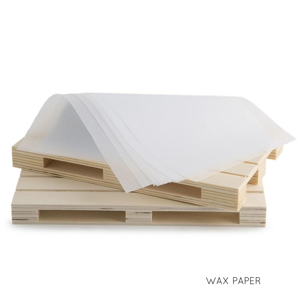 WHITE WAX PAPER