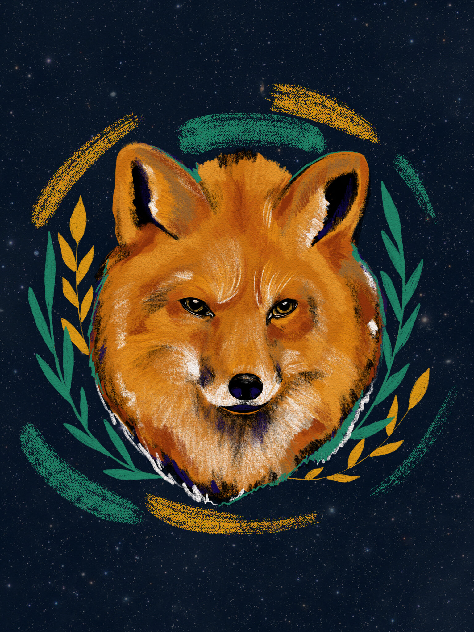 Fox Portrait by Anca Pora