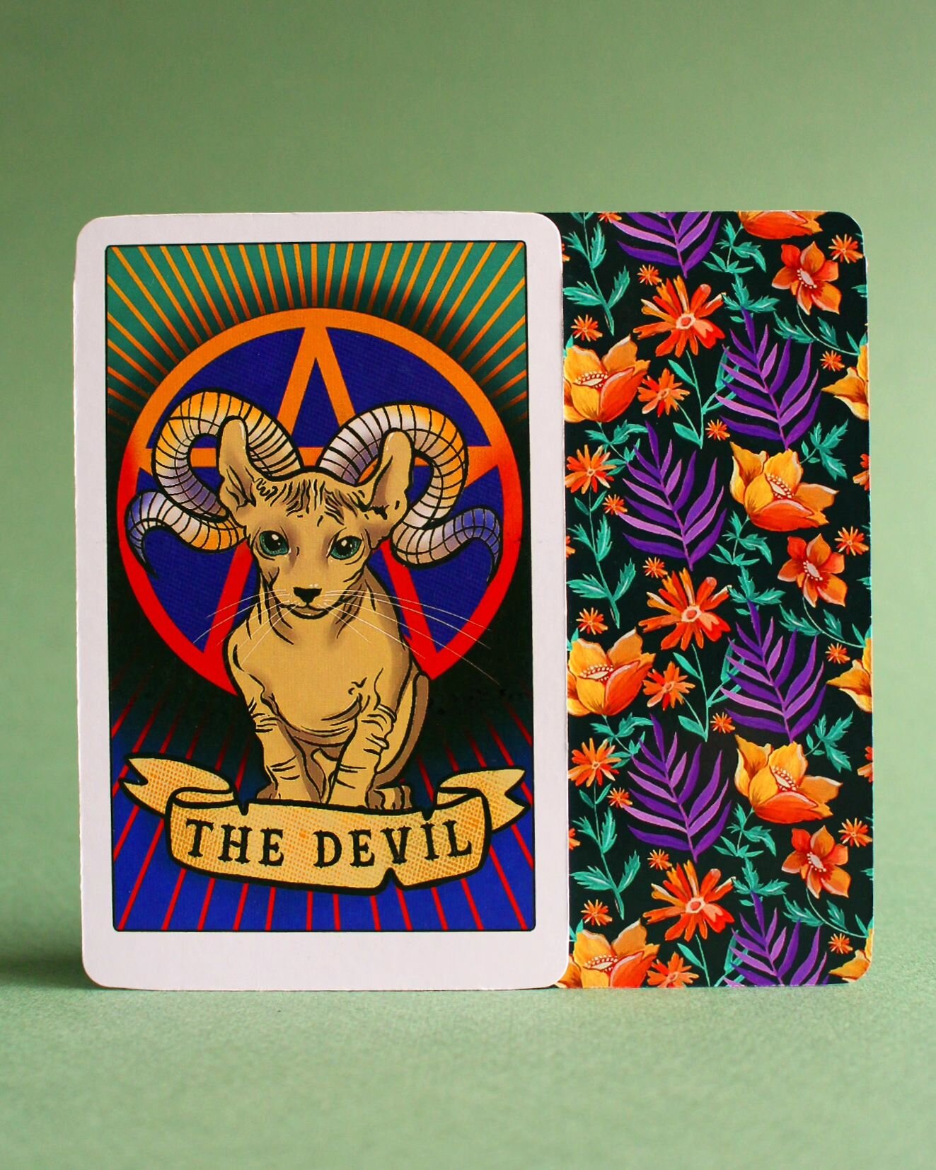 The tarot card for April was The Devil. Tarot cards are available exclusively on my patreon. Each month patrons receive a new card to complete their deck. New patrons receive all the cards up until the month they have pledged. This one is definitely 