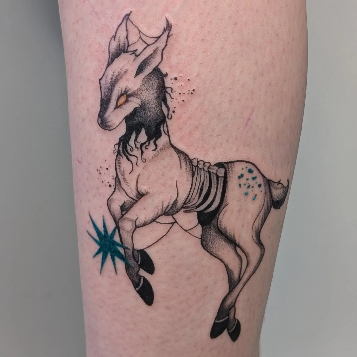 From my flash for @diana_sosu . I have been wanting to tattoo this one for such a long time. Thank you to my client for completely trusting me with the design and tattoo. I would love to do more like this in the future so if this style is something y