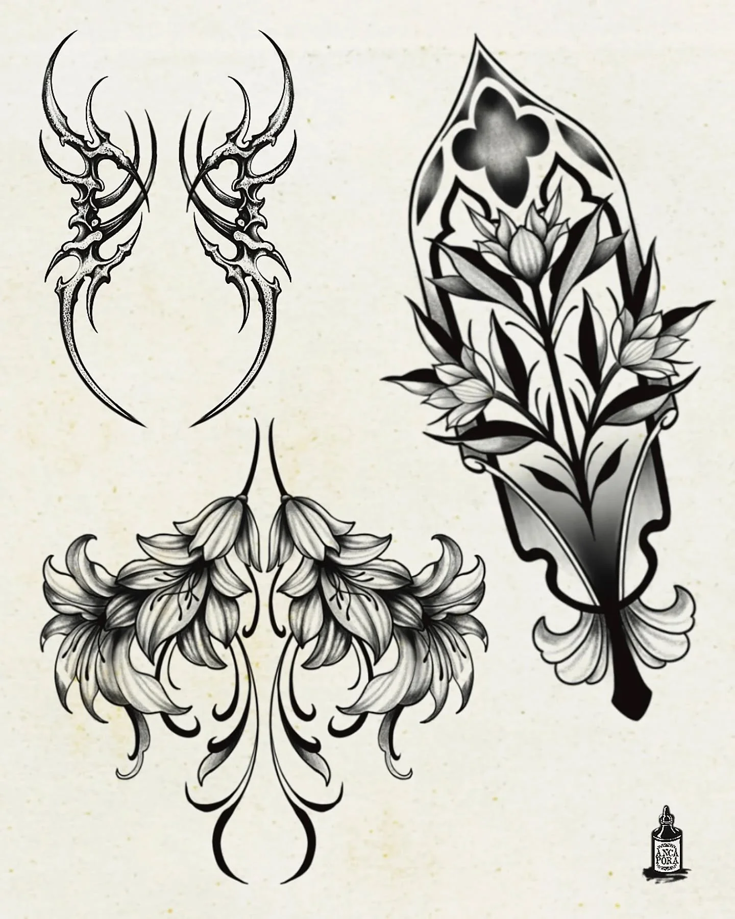 New flash designs just dropped ✨
This month I focused on creating ornamental pieces that flow naturally with the body.

Swipe through to see placement ideas and how each design can come to life.

If one of these speaks to you and you&rsquo;d love to 