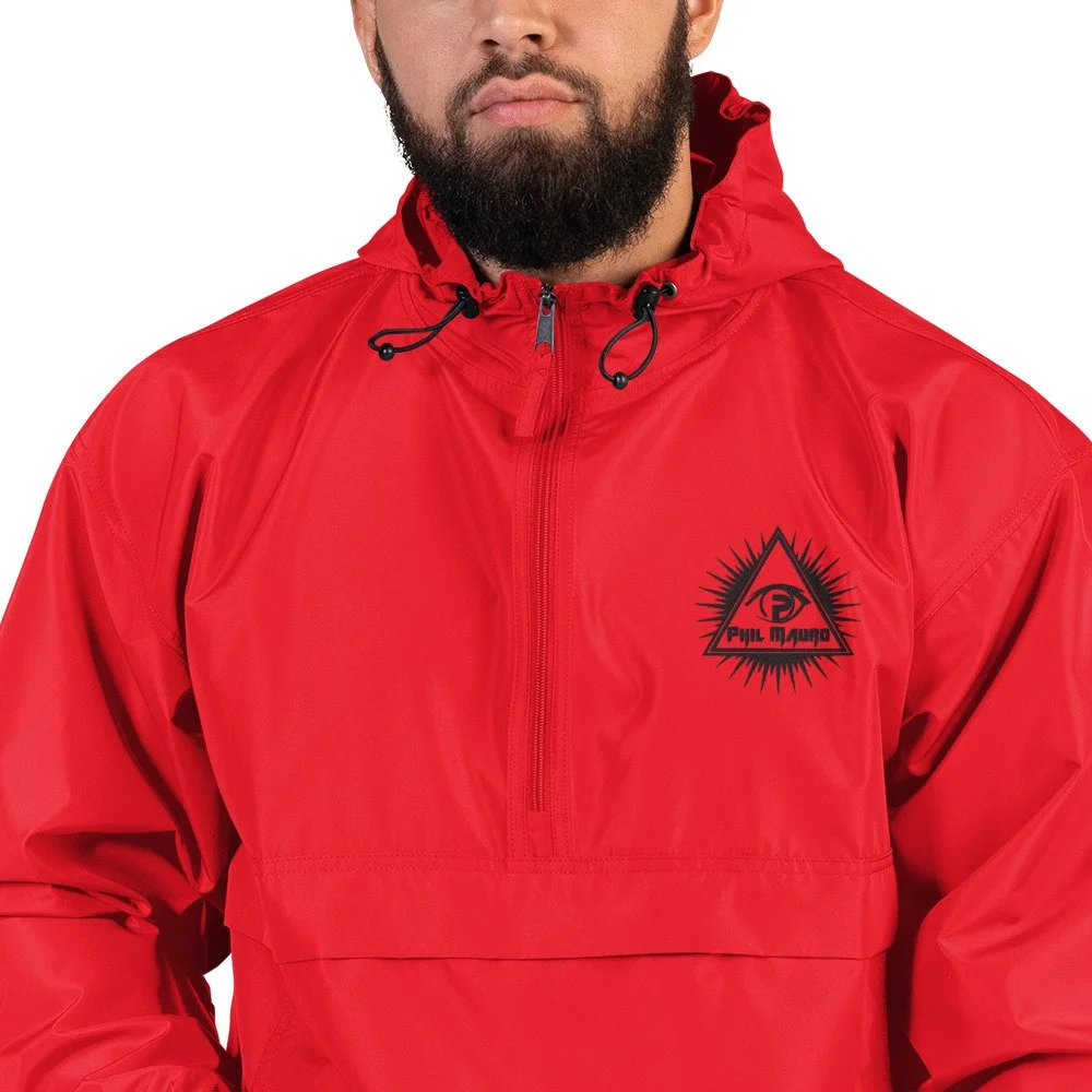 red champion packable jacket