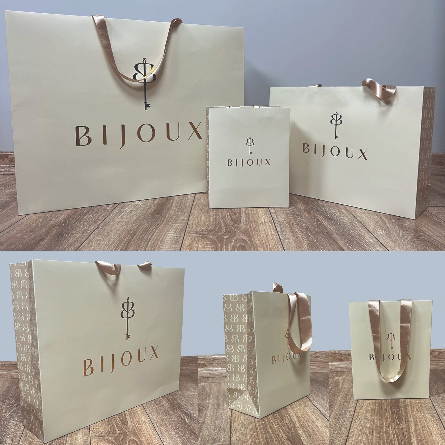 A beautiful bag set for a beautiful store..we love these for @bijoux_bridal so stylish with gold foiling and silk ribbon 😍

We can help with every aspect of your stationary and branded materials for your boutique 💗

With decades of experience, we&r