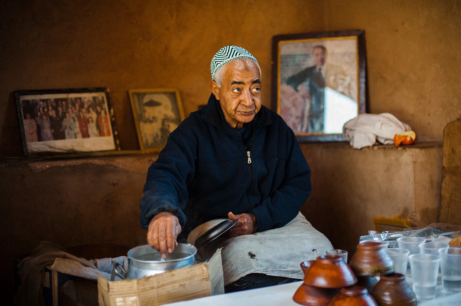 soup vendor, marrakech, morocco