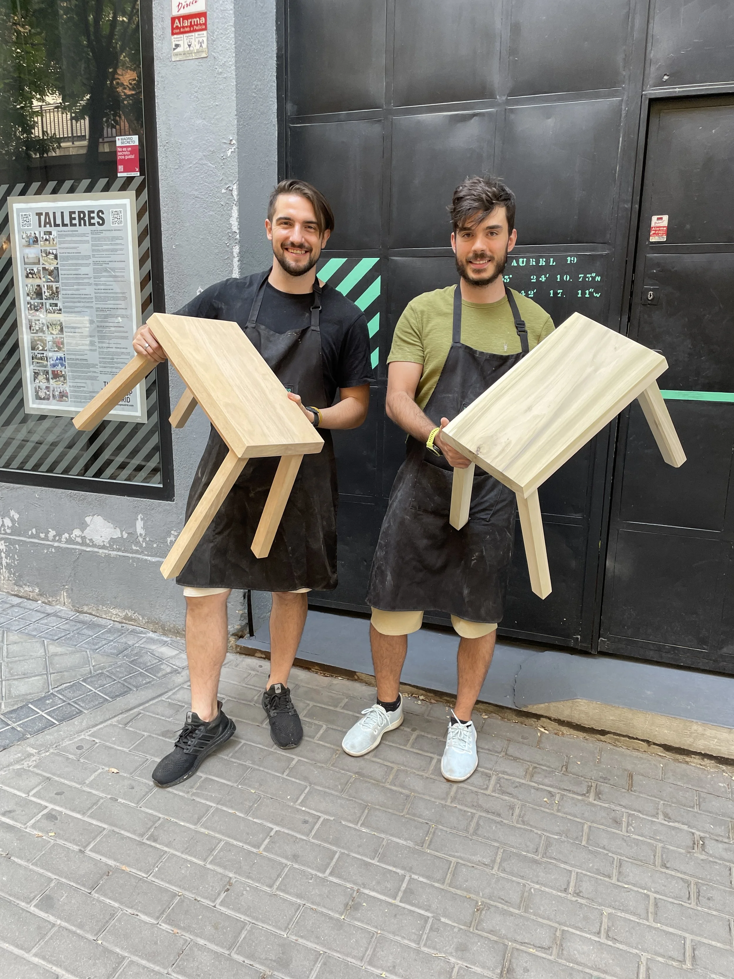 Formación y cursos: Taller de construccion de Banco 10 - Introducción a la ebanisteria con maquinaria