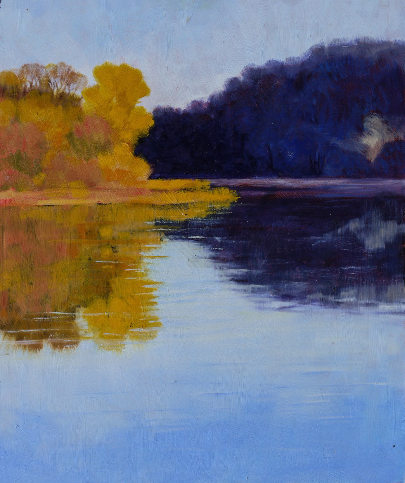 Morning, river Gardon – Gard, FR