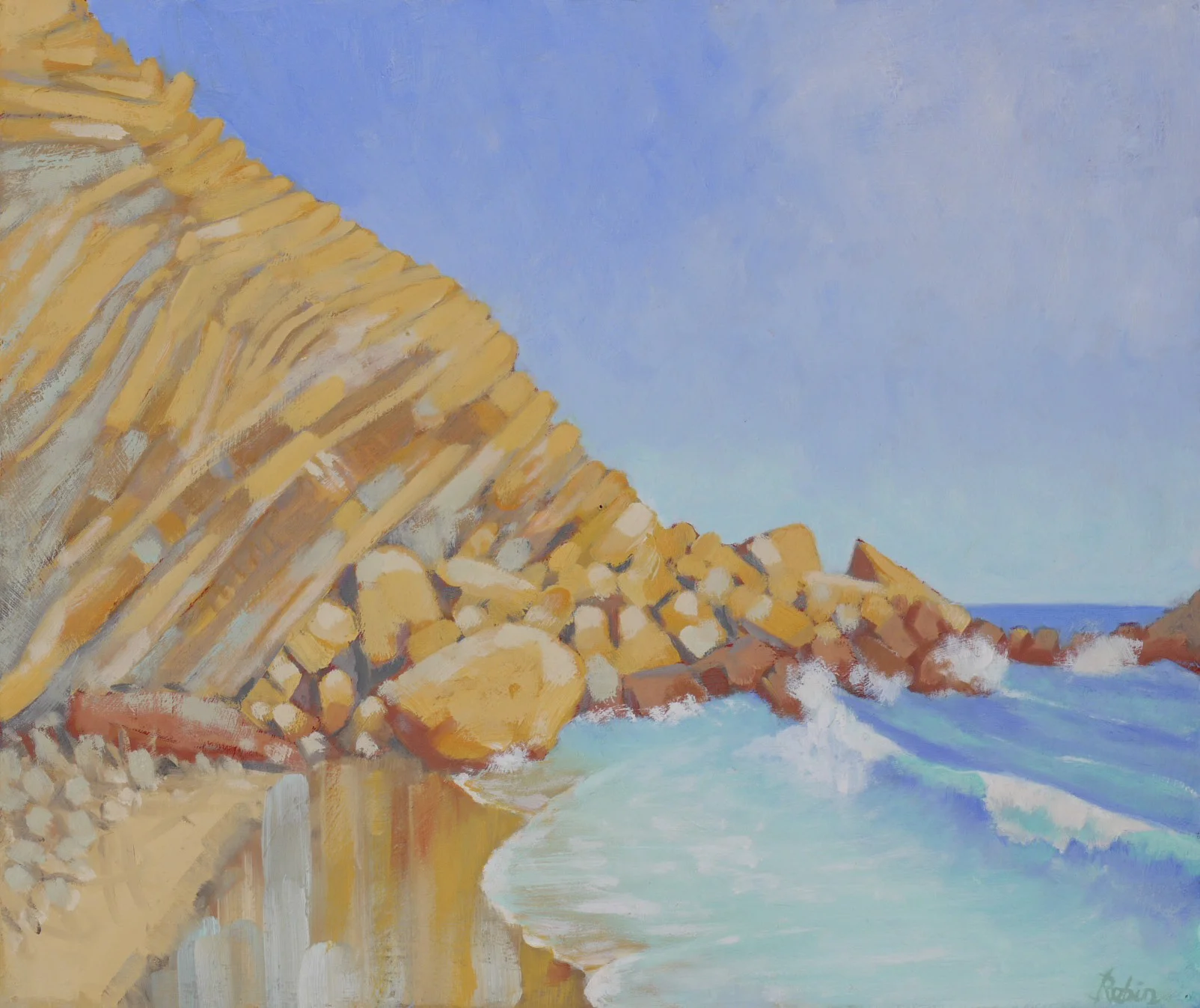 Praia dos Rebolos, evening – Algarve, PT