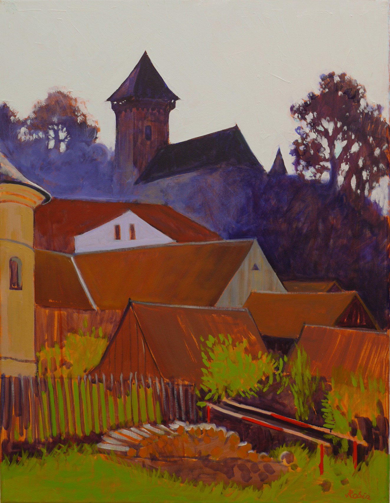 Evening, Fortified Saxon Church Malancrav - Transylvania, RO