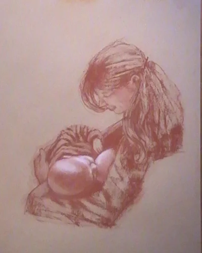 Baby Joseph and Mother Lydie, FR