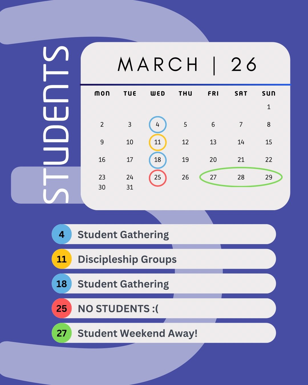 We&rsquo;re speeding towards summer! ☀️ Here&rsquo;s what&rsquo;s coming up over the next few months for Antioch Students 🥳
#sheffieldchurch #sheffieldstudents #sheffielduni #antiochsheffield