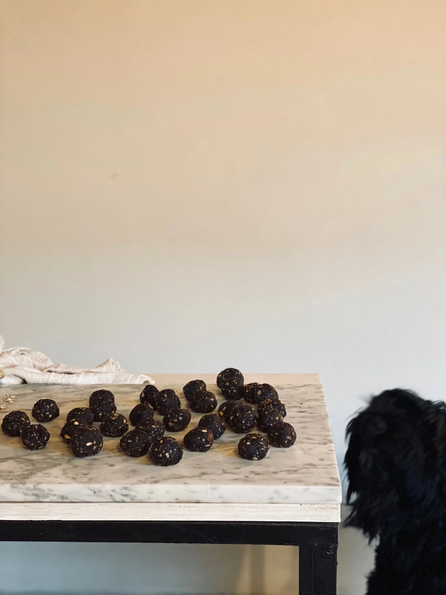 Chocolate and Buckwheat Crunch balls