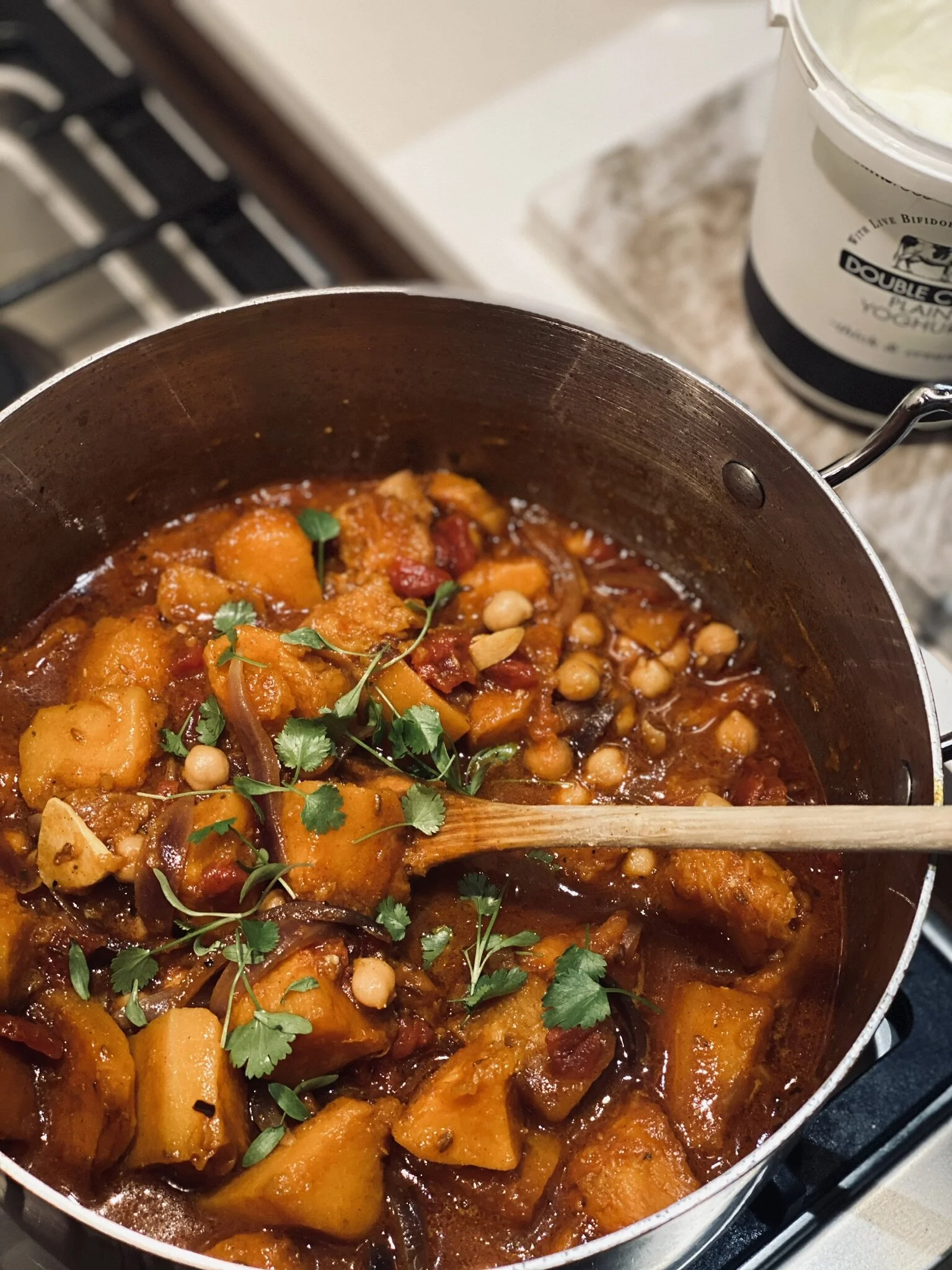Butternut &amp; Chickpea Moroccan Stew