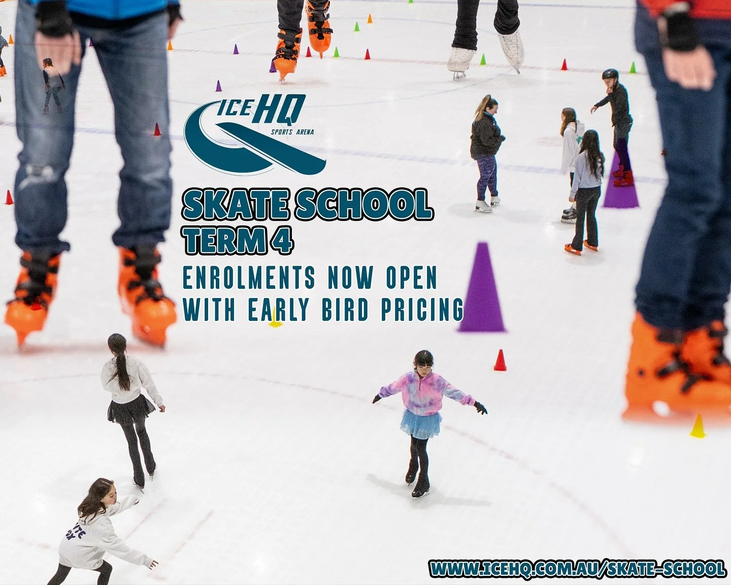 ⛸️Skate School Term 4 enrolments are now open!⛸️
Enrol this week for early bird pricing, groups are filling up fast!

Whether you&rsquo;re dreaming of becoming a figure skater, aiming to play ice hockey, or just want to feel more confident on the ice