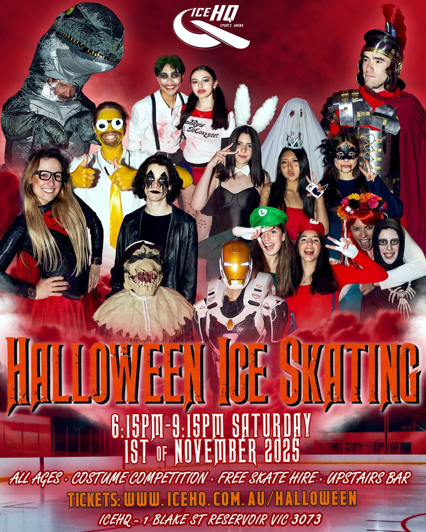 🎃 The Spooky Season is Here! 🕸️
Get ready for a spooktacular night of ice skating ⛸️
📅 Saturday November 1st | 6:15-9:15pm

👻 Ghosts, ghouls &amp; goblins are gathering for an evening of chills, thrills, and icy fun! ⛸️

✨ Costume Competition! Dr