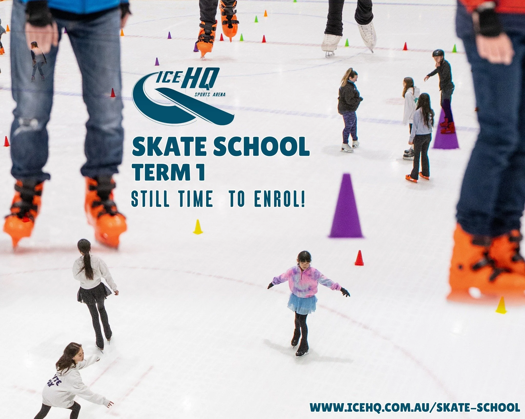 Skate School Term 1 is about to start! ⛸️
Timetables are set! ⏰ But don't worry, there&rsquo;s still time to enrol and improve your ice skating 😊

⛸️ Saturdays begin 31st of January
⛸️ Mondays begin 2nd of February
⛸️ Wednesdays begin 4th of Februar