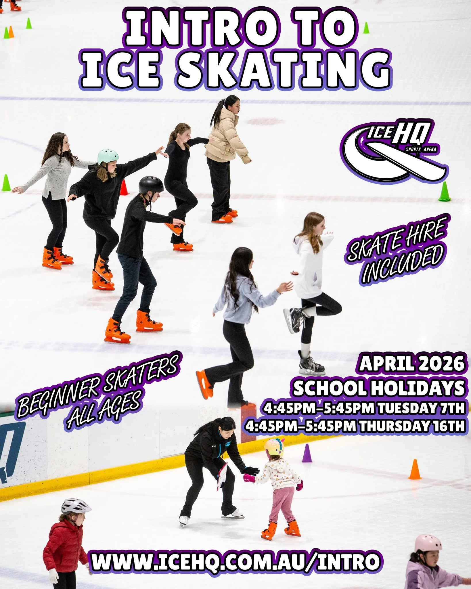 Give ice skating lessons a try &ndash; no experience needed! ⛸️

Ever wanted to ice skate but didn&rsquo;t know where to start? Our Intro to Ice Skating class is designed just for beginners! Our friendly, experienced coaches will guide you every step