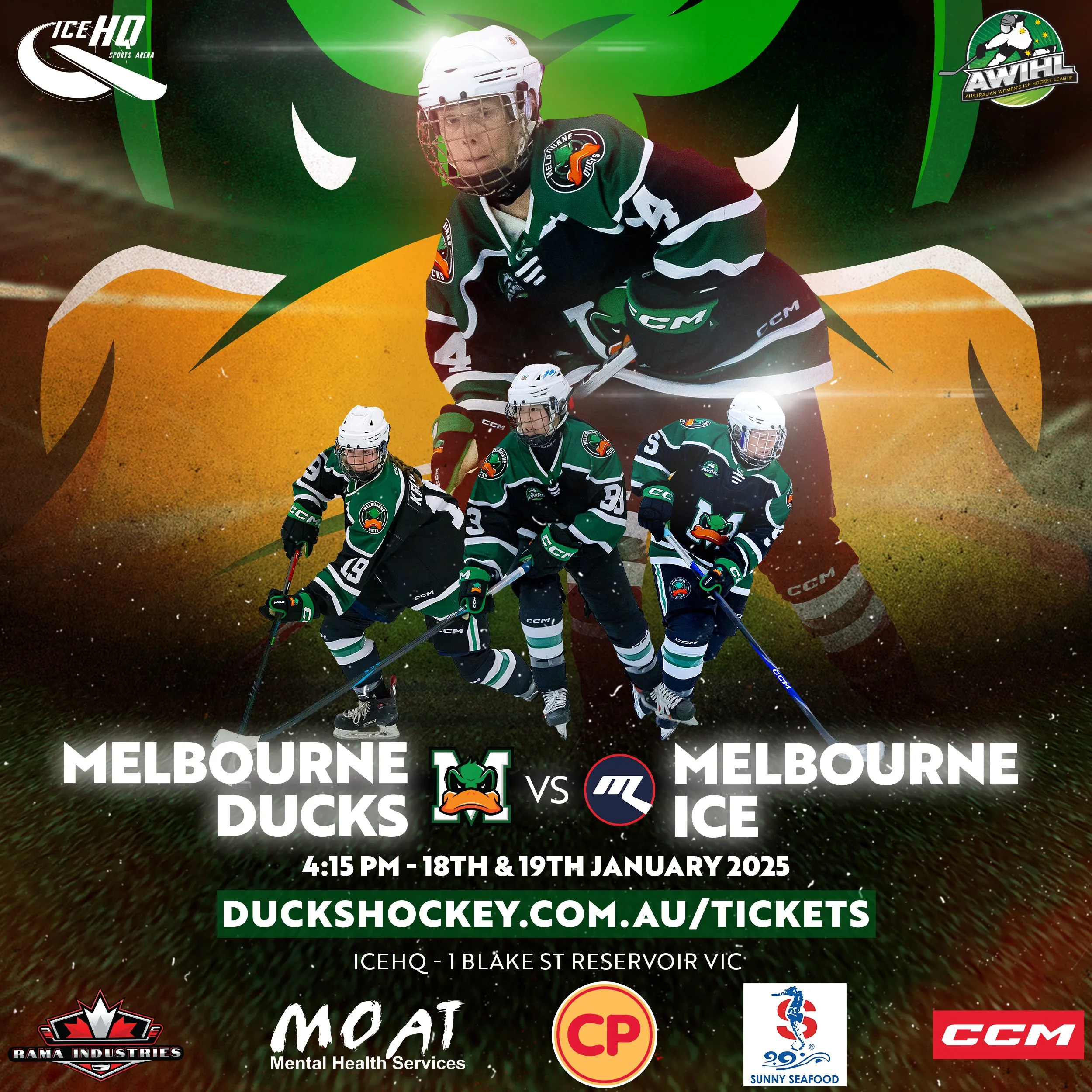 Melbourne Ducks IceHQ Football Match Schedule Square Copy 2 