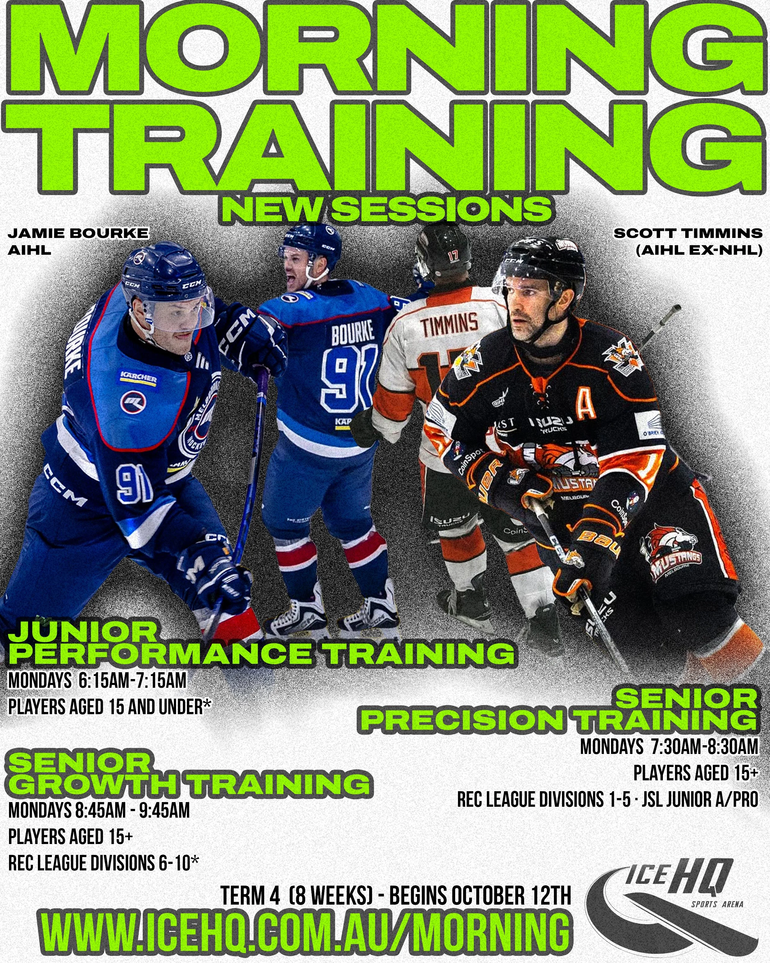 Monday Morning Training - Term 4, 2026