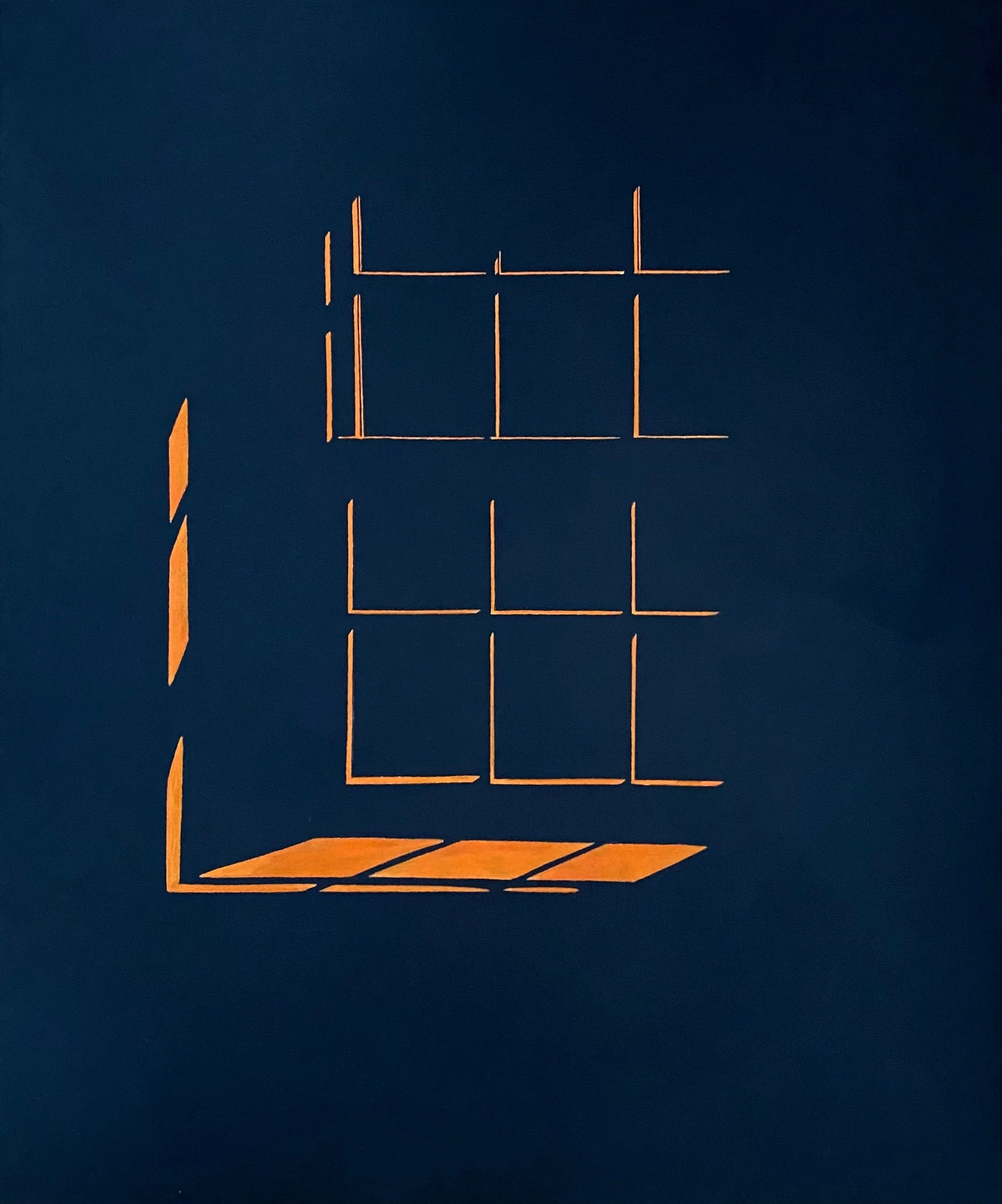  King Street, oil on linen 80 x 90 cm (2022) 