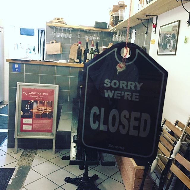 Ciao everybody! We are closed today 8th June for an early Pinse-Holiday, but we will be back on Tuesday 11th with lots of delicious food! Thank you so much for the last few weeks - it&rsquo;s been a pleasure to see such a big interest in our food!
#i