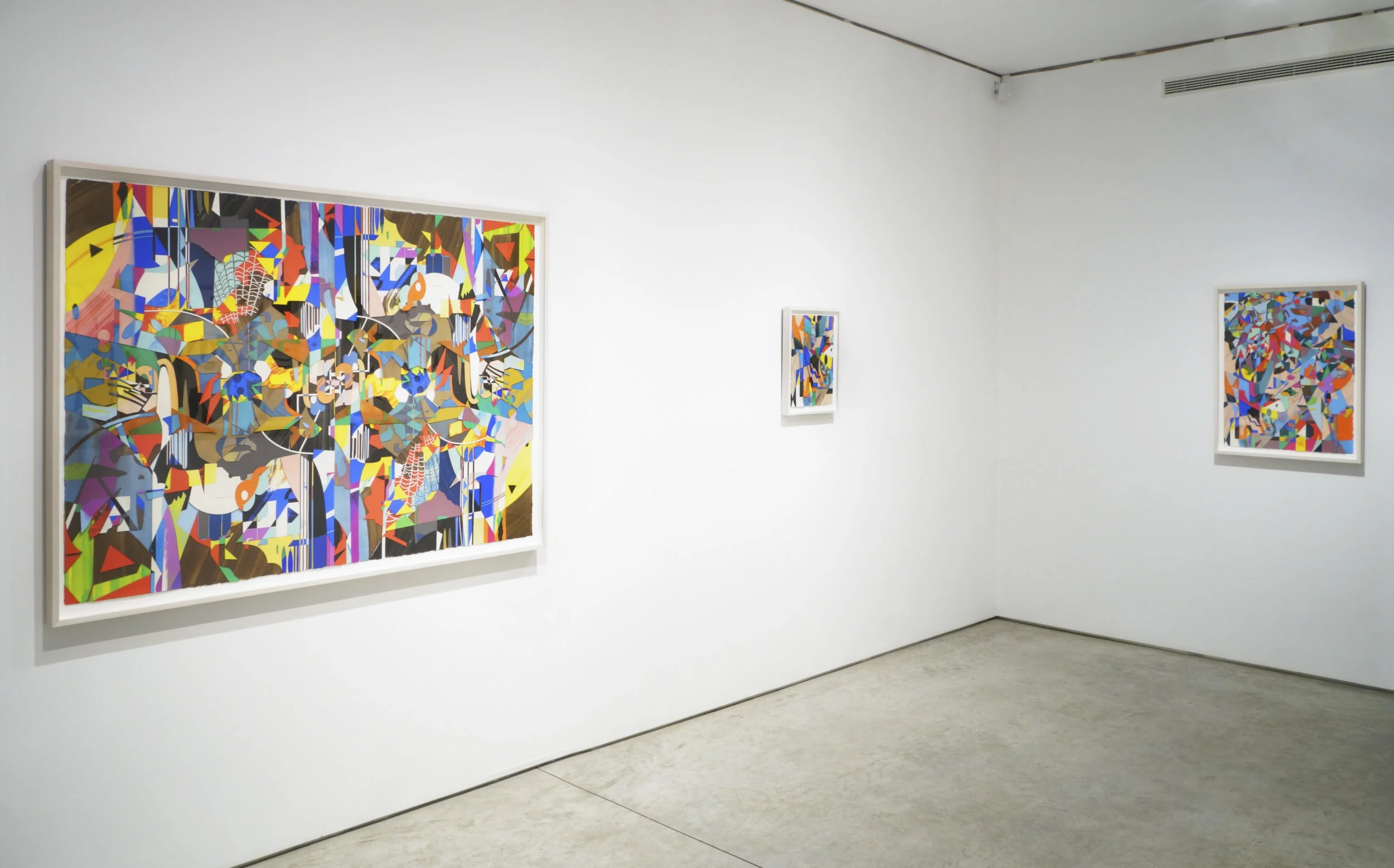 Installation view, “Sticky Wicket,” Pavel Zoubok Gallery, New York, 2018