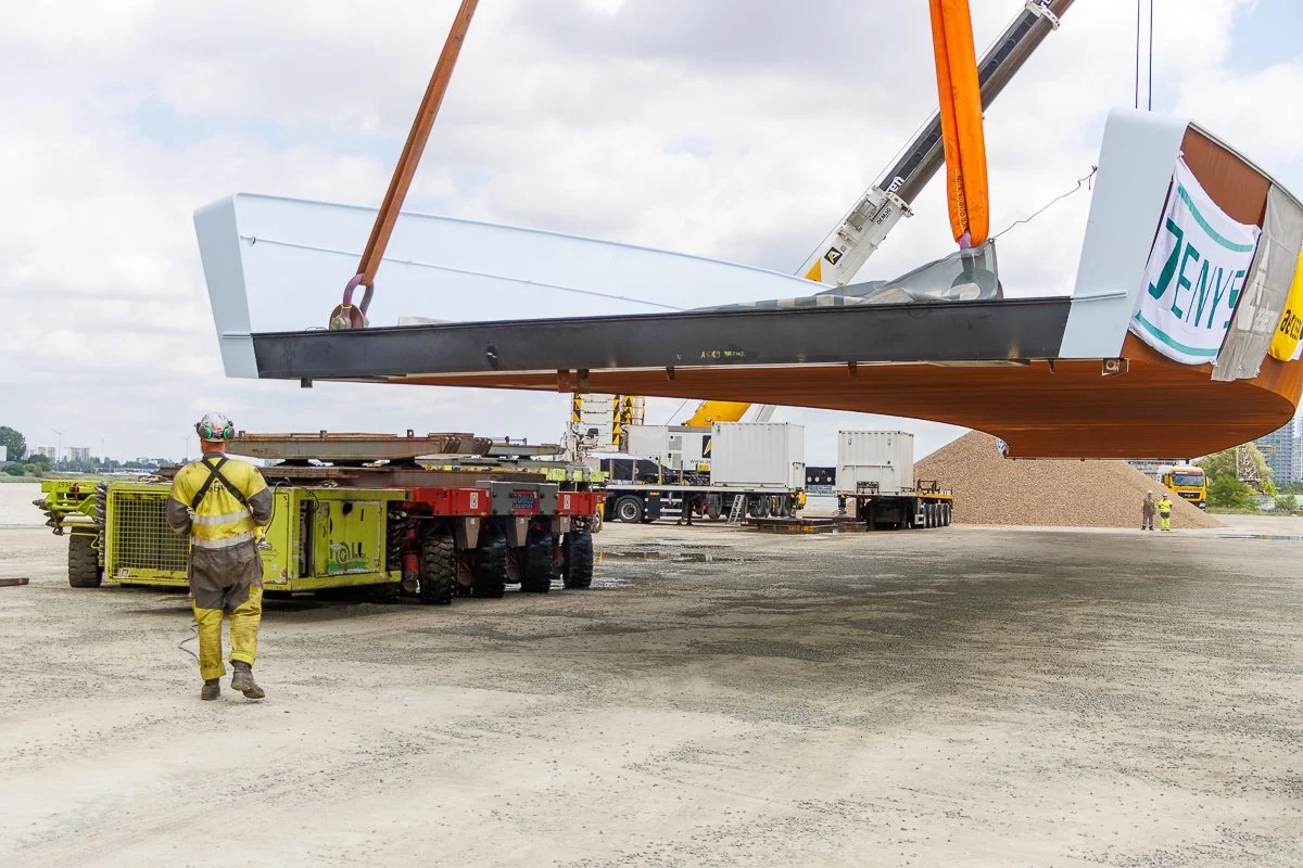 2022_06_10 Aankomst nieuwe Krugerbrug in Antwerpen