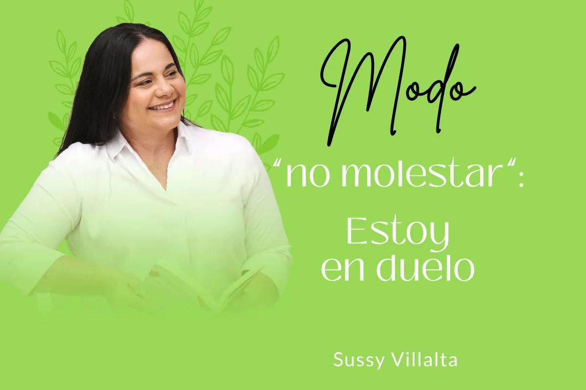 Modo “no molestar”: estoy en duelo
