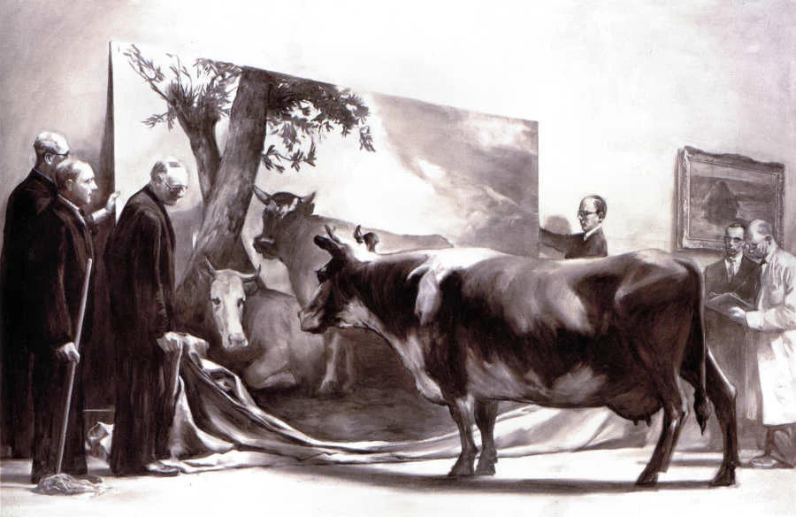 Mark Tansey, “The Innocent Eye Test,” 1981