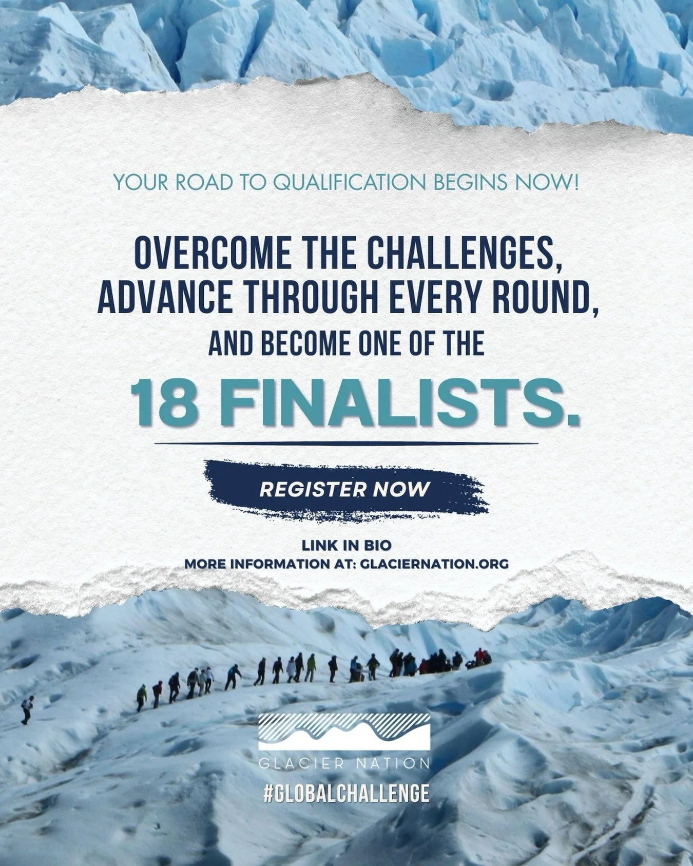 I get asked regularly what can all of us do to help glaciers. Here&rsquo;s a new fun anwser: join us. In partnership with @glacier.nation I invite you to join the global glacier challenge&hellip; and then come to Colombia for two weeks to learn about