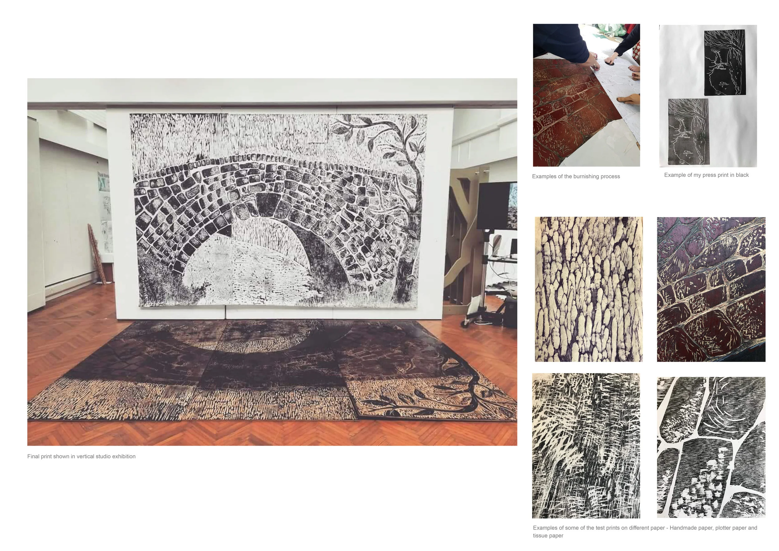   The final Print exhibited in our Vertical studio exhibition within the Welsh School of Architecture.   