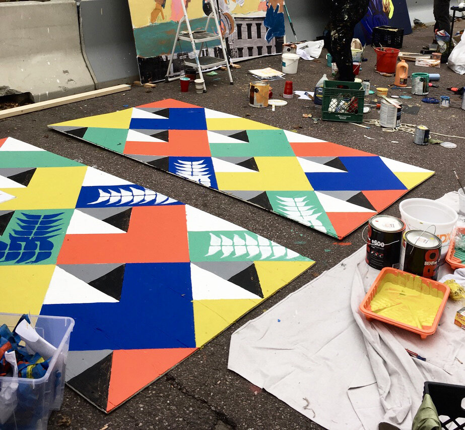 BCA Mural Installation — Lawlis Studios