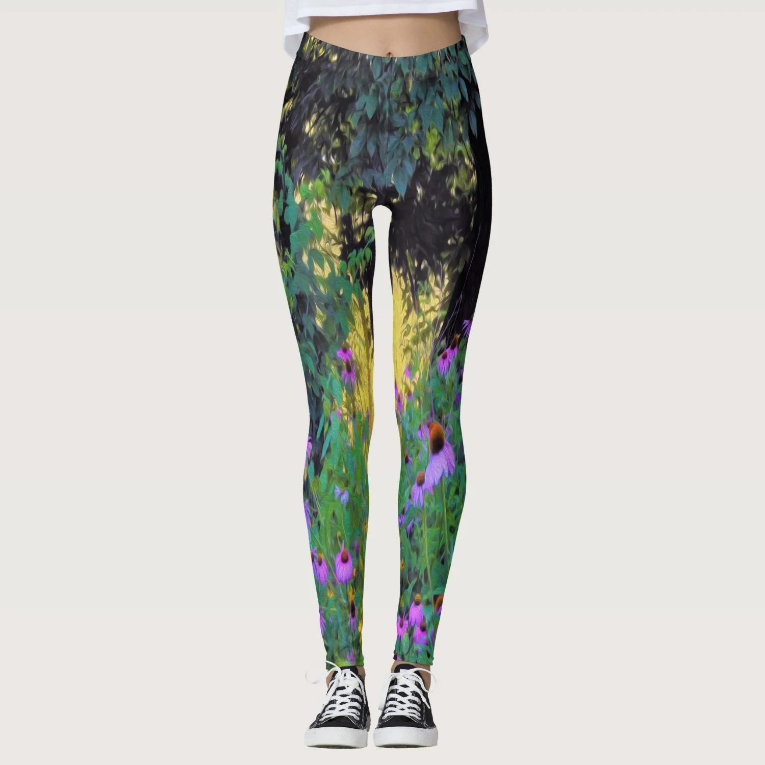 Hazy Morning Sunrise in My Rubio Garden Leggings