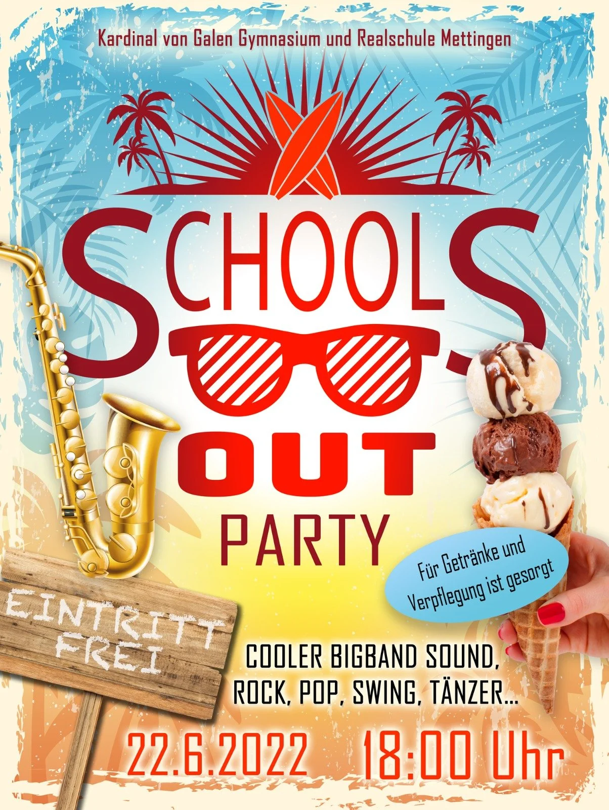 Schools Out Party am 22. Juni 2022