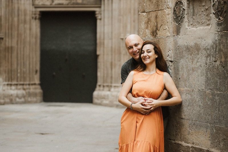 Turkish couple photography Gothic Quarter Barcelona