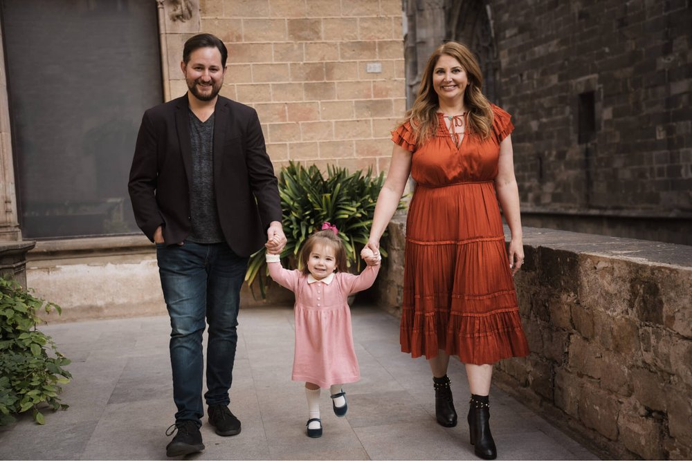 Family in Gothico, Barcelona