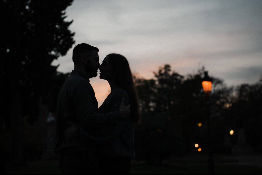 sunset in citudella park