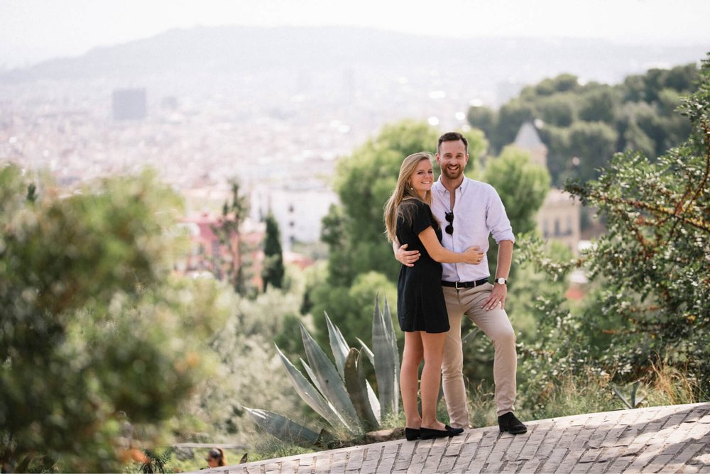 View over Barcelona from Park Güell