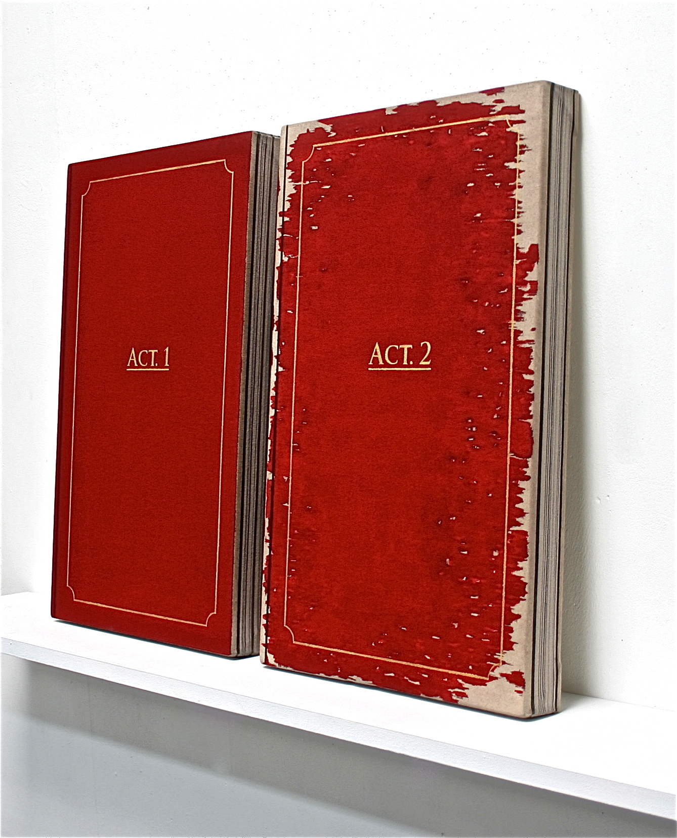 Acts 1 & 2. [Each 51 x 32cm] 2017